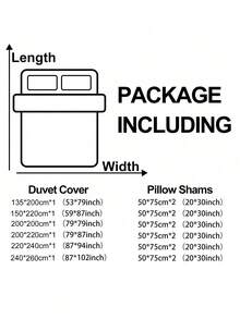 Bộ 3 vỏ chăn Ins Style (1 vỏ chăn + 2 vỏ gối), cỡ đôi hoặc cỡ lớn, mềm mại, thoải mái và thoáng khí, quà tặng hoàn hảo cho ngày lễ, thích hợp cho phòng ngủ và phòng khách, sử dụng được cho mọi mùa (không bao gồm ruột chăn và gối) - Nhiều màu - Xem 2