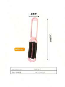Cute Pink Heart Mini Hair Styling Tool - Portable & Adorable For On - The - Go - Pink - View 5
