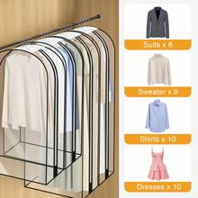 Youyijia 4 Pack Garment Bags With Zip, For Wardrobe, Suit Bags - 2pc 40in 2pc 60in - View 5