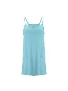 Women's Maternity 2 Piece Outfits Solid Dress Built-In Shorts Pregnancy Loungewear Mama Clothes - 天藍色 - 查看 5