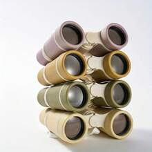 1 pieza Binoculares de alta definición de 4x30 en color púrpura, con material suave para el ocular para ocular, diseño de correa para el cuello conveniente. Rueda de enfoque ajustable adecuada para viajes al aire libre, también una excelente opción de regalo de Halloween, óptica de viaje, equipo de senderismo, mango ergonómico, binoculares ligeros, componentes ópticos de alta claridad, construcción duradera, modelo compacto, binoculares de baja magnificación, adecuados para entusiastas del aire libre, observadores de aves