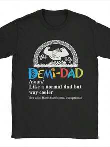 Funny Moanas Maui Stronge T Shirts Men Cotton Vintage T-Shirt Crew Neck Just An Ordinary Demi Dad Tees Short SLeesve Clothing Gift - 黑色 - 查看 1