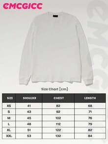 EMCGICC Street Life Men's Y2k Style (250 Cotton T-Shirt) Long Sleeve Shirt, Cotton Graphic T-Shirt, Men's Hip Hop Style - Long Sleeve T-Shirt, Fun Vintage Shirt, Regular Fit, Street Style, Halloween, Digital Print, Ideal Gift - 米色 - 查看 6