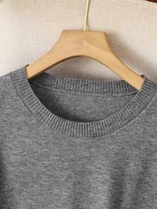 GIGOGOU 女士薄款保暖休闲毛衣上衣，柔软舒适，简约时尚，秋季服装