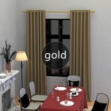 0.748 Inch Spiral Splice Curtain Rod/Roman Rod, Metal Iron Material, Adjustable Segment Count. Length: 31 Inches To 147 Inches, Fits 28 Inch To 144 Inch Windows. Can Be Used As: Blackout Curtain Rod/Sun Shade Rod/Sheer Curtain Rod. Wall-Mounted And Hanging Installation, Sturdy And Durable. Available In White, Black, Gold, Silver. Classic Decorative Finials, Perfect For Bedroom, Kitchen, Living Room, Dining Room, Bathroom, Office, Dorm And Rental Apartment. - Multicolor - View 8