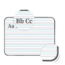 1Pc Four Lines And Three Compartments 30.3*22.7cm Double-Sided Writing Board A4 Home Message Board English Edged Small Whiteboard