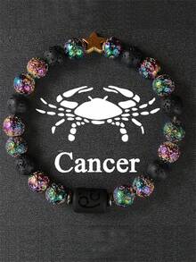 Friendship Bracelets Men Women Cool Gifts For Constellation Lover Aries Taurus Gemini Cancer Leo Virgo Libra Scorpio Sagittarius Capricorn Aquarius Pisces Present Sister Brother Boyfriend Girlfriend Vintage Streetwear Bangles