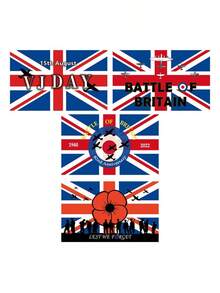 LEST WE FORGET FLAG LARGE Poppy Remembrance Sunday VE Day Military 3ft X 5ft - D - View 2