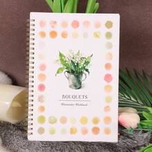 1 PC Sổ tay màu nước, Sổ tay màu nước hoa bó hoa cho người mới bắt đầu, Quà tặng cho người yêu hội họa, Sổ tay màu nước giải trí hàng ngày 5 lựa chọn khác nhau - Sách màu nước - Xem 17