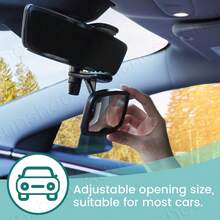 1PC & 2pcs Shatterproof & Shakeproof Forward Facing Baby Car Mirror - Clip On Car Mirror For Baby, Newborn Essentials