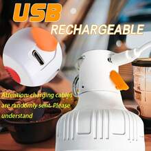 8-Pack Rechargeable LED Camping Lights With Hook And USB/DC Power Adapter, 36V High Capacity, IPX6 Dustproof, Matte ABS Durable Flashlights With Hanging Hook And Hanging Cap, Suitable For Emergencies, Camping, Rock Climbing, Indoor Use, USB/AC Rechargeable, LED Bulb, Suitable For Home Backup And Commercial Lighting (Compatible With Mobile Power Banks/Solar Panels) - trắng - Xem 4