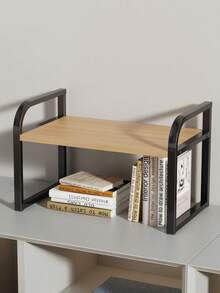 一套多层厨房台面收纳架，可伸缩锅架，桌面调料架 - 彩色 - 查看 9