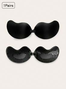 2 件装隐形无肩带聚拢文胸，低背露背文胸 - 适合搭配连衣裙、婚纱、日常穿着 - 彩色 - 查看 7