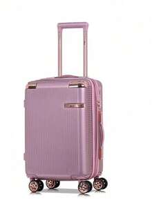 High Quality Carry-On Suitcase, 4 Double Wheels, 360 Degree Rotation, 9kg - Rusty Rose - View 1