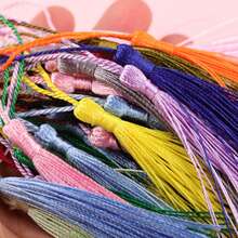 100/50/20 件手工软工艺小流苏吊坠，珠宝 DIY，吊坠饰物，流苏吊坠，适用于珠宝制作，DIY 工艺品，书签，窗帘装饰，节日装饰，颜色随机 - 彩色 - 查看 6