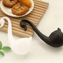 Elegant Swan Tea Infuser, Tea Strainer, Tea Accessories, Tea Filter For Loose Leaf Tea, Tea Spoon - Multicolor - View 6
