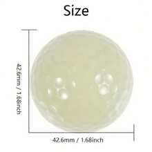 4 件夜光高尔夫球 - 自动发光高尔夫球，适合夜间训练，是送给高尔夫球手的完美礼物，高尔夫配件，户外运动装备，高尔夫用品，橡胶材质，无需电源，适合比赛、高尔夫训练、户外团队运动、高尔夫礼品、男士礼品、个性化礼品、生日礼品