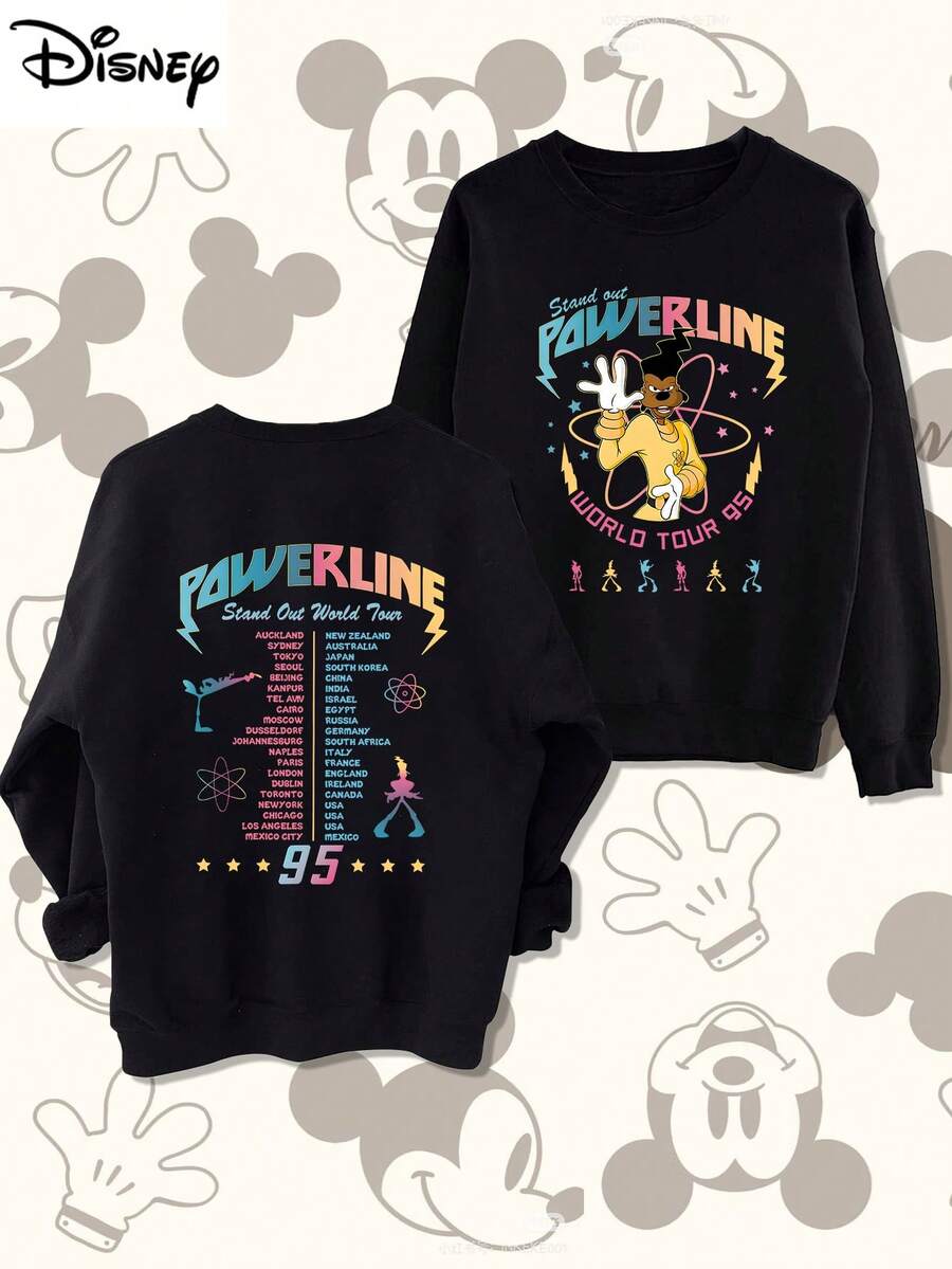 Mickey Mouse, Mickey Hoodie - Playful Cat With Scythe & Bats Spooky Design | Comfortable, Casual, Warm Autumn And Winter Boys' Hoodie - 黑色 - 查看 1