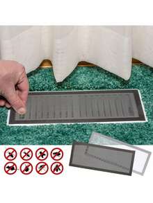 1个/4个磁性地板通风口盖，防虫防堵塞通风口过滤器，适用于家庭地板/墙壁/天花板通风口 - 彩色 - 查看 4