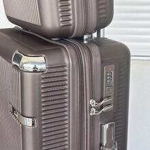 10kg Carry-On Luggage With 360° Wheels Travel Hand Luggage - 咖啡棕 - 查看 2