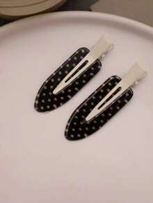 4 Stück modische Polka Dot Acryl Enten Haarklammern, süße Pony & Flyaway Haarklammern, Haarzubehör, Haarstyling-Tools, Beauty-Accessoires, Locken Haarzubehör für Frauen, Herbst, Reise, Haarstyling-Tools, Accessoires für Frauen, Haarsachen, Herbst, Haare, Haarzubehör, Haarzubehör für Frauen, Reise, Haarzubehör, Accessoires für Frauen, Haaraccessoire, Haarzubehör für Frauen, Haarstyling-Tools, Haarsachen, Sachen, Beauty-Accessoires, Geschenke, Reise, Geschenke für Frauen, Haarsachen, Strumpfstopfer