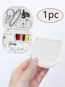 1 Set tragbare Mini Nähbox, kleines Nähset, vielseitige Nähwerkzeuge Kombination - perfektes Geschenk für Anfänger-Näher: Nähset - faltbar, DIY Nähzubehör und Accessoires für Reisende und für Notfall-Bekleidungsreparaturen!