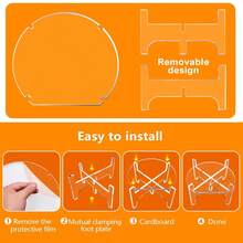 1pc Acrylic Transparent Glass Beverage Dispenser Stand, Suitable For Home Gatherings And Catering Events Drink Dispenser Rack - Clear - View 6