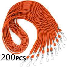 10/25/50/100/150/200 Pcs - Bulk Lanyards - Lanyards For ID Badges With Swivel J-Hooks - Neck Lanyard Bulk For Keys, Name Tag, Cruise Ship Cards, Card Holders, Whistles-Ideal For Offices, Teachers