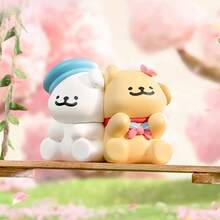 Miniso Line Puppy Romantic Cherry Blossom Series Blind Box, High-Quality PVC Material, Exquisite Outline Of Cherry Blossom Details, Filled With Spring Atmosphere, Adorable Desktop Ornament(1 PC,Random Delivery) - Multicolor - View 4