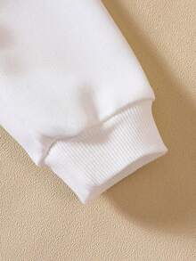 1 Stück Jungen Halloween Lässig Loose Geist und BOO Englisch Muster bedruckter Rundhals Langarm Hoodie, ein modisches Outfit geeignet für Herbst und Winter, perfekt für Halloween Partys