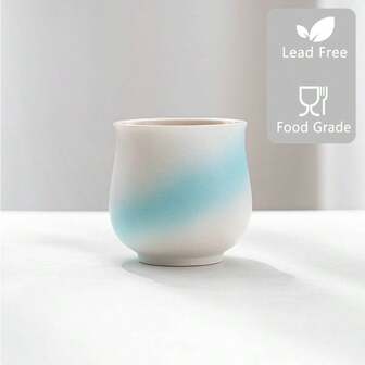 4pcs Ceramic Coffee/Tea Cup Set, 5oz Ceramic Coffee Mugs, Suitable For Restaurant Beverages Like Coffee, Tea, Cappuccino, Cocoa, Cereal