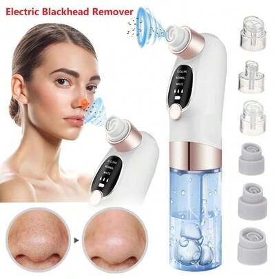 Blackhead Remover Electric BlackHead Extractor Pore Vacuum Cleaner Micro Small Bubble Nose Deep Cleaning Black Head Remover 400mAh