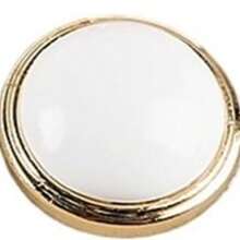 2 Pieces Gold Ceramic Handles Simple Handles Cabinet Drawer Door Handles Zinc Alloy (Size: 1136 K Gold - White Porcelain