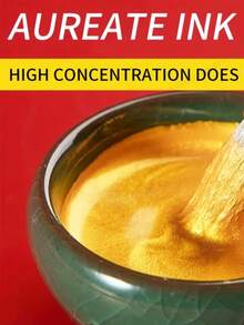 金银丙烯颜料 (100ml) - 鲜艳亮丽，防水防褪色，适用于画布、岩石、织物、陶瓷等多种表面 - 适合艺术家和初学者，是感恩节、圣诞节、生日礼物、返校季、学校用品的完美选择 - 彩色 - 查看 5