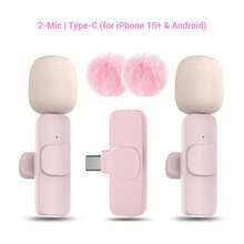 HITOZON Professional Wireless Lavalier Microphone For Smartphones,Wireless Microphone Plug-Play,Lapel Mic For Video Recording,Teaching, Interviews,Podcast,Cordless Omnidirectional Condenser Recording Mic For Vlog