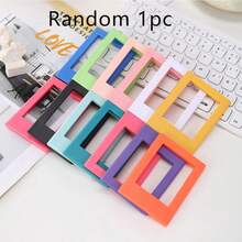 Porta-retrato com Adsorção Magnética, Exposição Instantânea de Fotos, Suporte Pequeno para Cartões, Decoração de Mesa