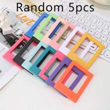 Porta-retrato com Adsorção Magnética, Exposição Instantânea de Fotos, Suporte Pequeno para Cartões, Decoração de Mesa