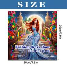 A Fashion Dress Coloring Book Designed For Adults And Teens. The Fashionable Dresses And Vibrant Floral Patterns In The Book Are Rich In Color And Exquisitely Beautiful. This Book Is A Lovely, Comfortable Daily Relaxation Activity That Helps Relieve Stress, And Also Makes A Perfect Holiday Gift. The Elegant Fashion Style And Detailed Illustrations Will Take You Into A World Filled With Art And Serenity. - Single Piece - View 3