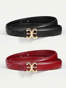 1/2pcs Belt Women's, Fashionable And High-End Belts, Casual And Business Versatile Belts, Jeans Dress Belts, Mother's Day, The Best Choice For Gifting