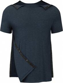 Men's Tear Away Recovery Shirt For Post Surgery Comfort - Burgundy - View 5