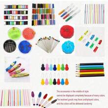 1 Juego de costura portátil, Juego de herramientas de costura para el hogar con caja de hilos, agujas, accesorios de costura (colores aleatorios), regalos de juego de costura para mamá, abuela, mujeres, hombres, adultos, niños, adolescentes, principiantes, viajeros, accesorios de costura portátiles que contienen hilos, agujas, tijeras, artículos esenciales para dormitorio universitario