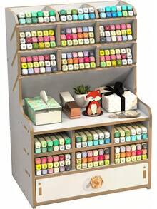 Organizador De Escritorio Con Cajones (pb16-2Blanco) - 1 - Ver 1