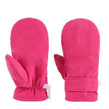 Infant Baby Toddler Kids Winter Mittnes Lined Fleece Warm Gloves For Boys Girls - Solid Color Peach Skin Gloves - View 37