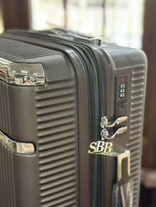 High Quality Carry-On Suitcase, 4 Double Wheels, 360 Degree Rotation, 9kg - Brown - View 2
