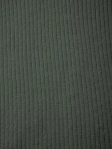 男士罗纹高领毛衣，休闲宽松套头针织衫，秋冬季长袖上衣 - 灰色 - 查看 9