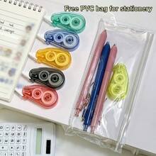 12/6 piezas Cinta correctora arcoíris - Cinta correctora, corrección instantánea, corrección de escritura, corrección suave y sin rayones, adecuada para uso en oficina y escuela, artículo de papelería esencial para útiles escolares y temporada de regreso a clases, ideal para regalar