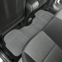 FlexTough Performance All Weather Rubber Car Floor Mats - 3 Piece Floor Mats Automotive Liners Truck SUV, Heavy - Duty Waterproof Black - Gray + Mats - View 8