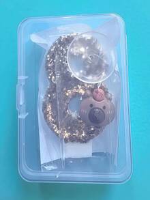 1pc Capybara Digital Cartoon Candle For Birthday Cake Decoration, Party Dessert Table Ornament, Scene Setup Supply, The Best Birthday Gift, Gift For Boys And Girls, Celebration, Anniversary, Or Date Cake Decoration, Christmas Cake Decoration, Decoration Prop For Various Holiday Parties, Also The Best Choice For Gifting And Photo Props