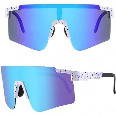 Gafas de sol para aficionados al deporte, gafas de sol deportivas de gran tamaño, gafas de sol deportivas con protección UV400