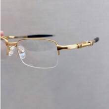 Óculos Armação de Descanso Metal Mola Sem Grau Lupa Descanso Mola - Multicolorido - Visão 1